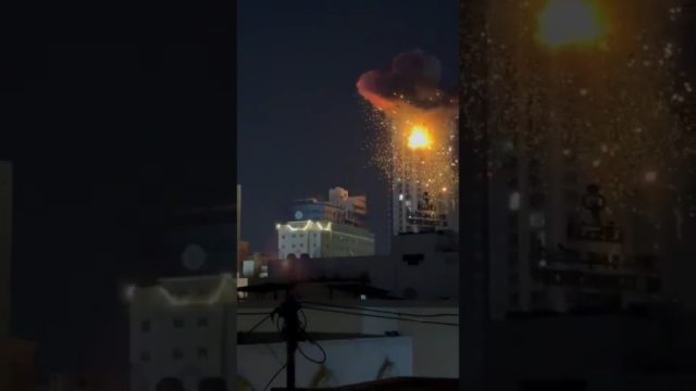 Iranian Shahed suicide drone strikes apartment building in Bahrain amid regional escalation