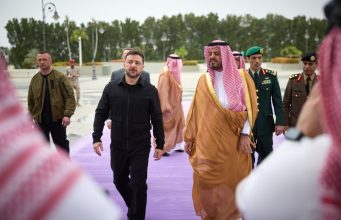 President Volodymyr Zelenskyy arrives in Saudi Arabia for high-level engagements, reaffirming commitment to strengthening partnerships and advancing joint efforts for regional security.