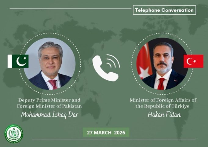 Pakistan, Türkiye FMs discuss regional developments, stress dialogue for peace