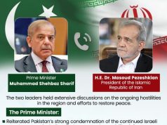 PM Shehbaz reaffirms solidarity with Iran, condemns Israeli attacks in call with President Pezeshkian