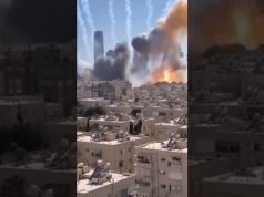 Iranian ballistic missiles striking central Israel; Tel Aviv impact areas hit as air defences tested