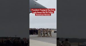 Trump, Vance attend dignified transfer ceremony honoring six fallen U.S. service members