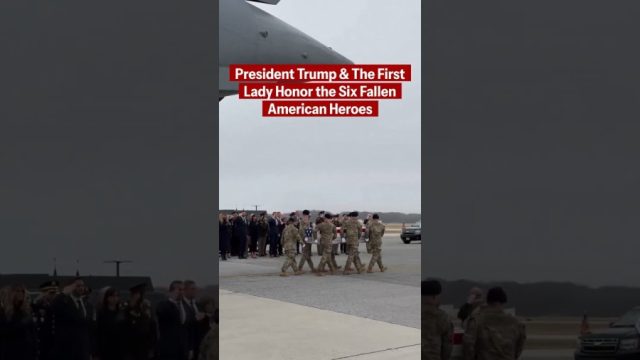 Trump, Vance attend dignified transfer ceremony honoring six fallen U.S. service members