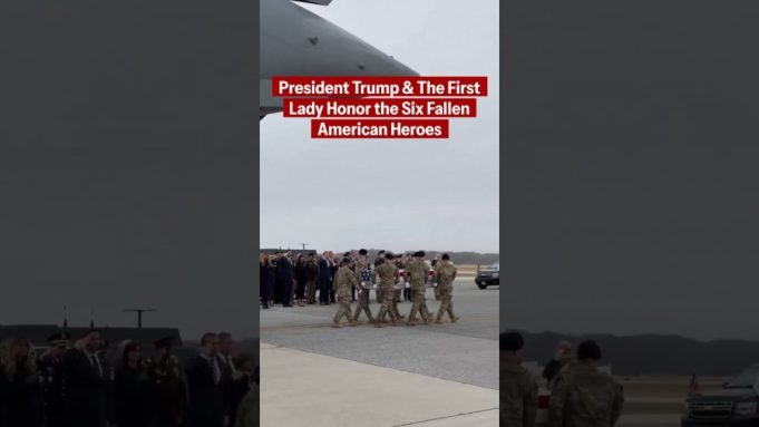 Trump, Vance attend dignified transfer ceremony honoring six fallen U.S. service members