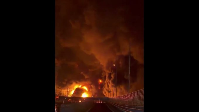 U.S.–Israeli strikes hit Iranian oil depot as Middle East conflict intensifies