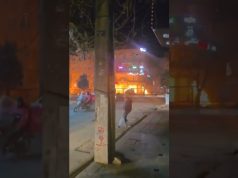 Explosions rock Tehran Boulevard as fuel lines ignite after U.S.–Israeli strikes on oil depots