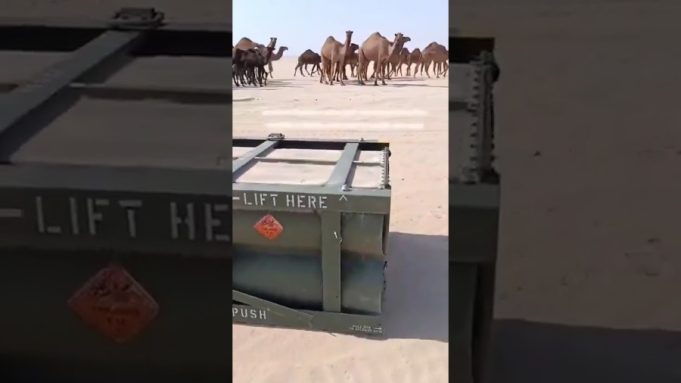 ATACMS missile container found in Kuwait desert, fueling speculation of U.S. HIMARS strikes on Iran