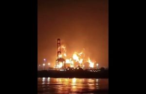 Drone attack triggers fires at Oman’s strategic Salalah Port as Iran denies role