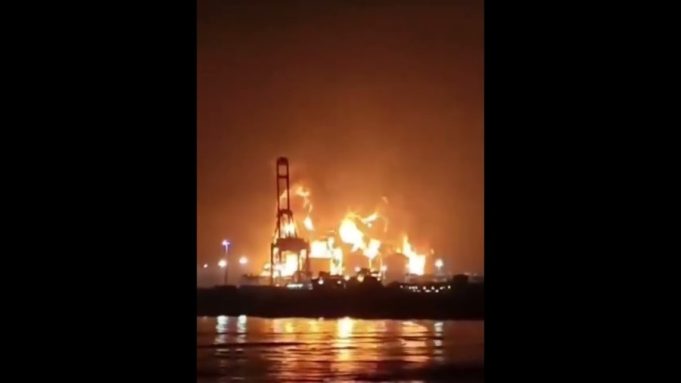 Drone attack triggers fires at Oman’s strategic Salalah Port as Iran denies role