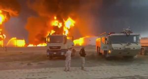 Iranian drone strikes hit Kuwait Airport, damage radar, fuel facilities