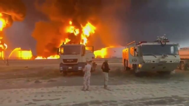 Iranian drone strikes hit Kuwait Airport, damage radar, fuel facilities