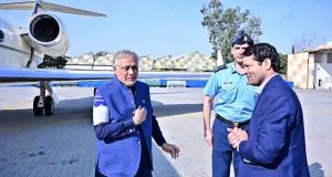 Ishaq Dar departs for Beijing on one-day visit to discuss bilateral, global issues