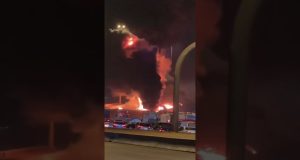 U.S. Embassy in Riyadh struck by drones; fire erupts, minor damage reported amid regional conflict