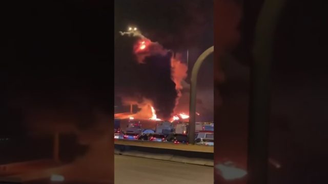 U.S. Embassy in Riyadh struck by drones; fire erupts, minor damage reported amid regional conflict