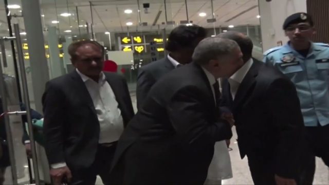 The Foreign Minister of Egypt departed Islamabad at the conclusion of quadrilateral consultations.