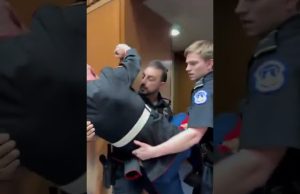 Ex-Marine injured after scuffle with U.S. Senator during anti-war protest at Capitol