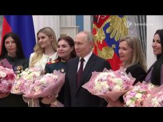 Putin honors women serving Russia ahead of International Women’s Day at Kremlin meeting