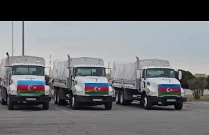 Azerbaijan sends relief convoy to Iran carrying food, water, medicines
