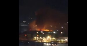 Drone strike hits U.S. ammunition depot at Erbil Base, triggering explosions, fire amid regional hostilities