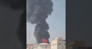 Massive explosion, fire erupt at Fujairah Port after Iranian drone strike debris, UAE authorities say