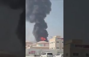 Massive explosion, fire erupt at Fujairah Port after Iranian drone strike debris, UAE authorities say
