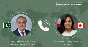 DPM Dar, Canadian FM Anand discuss regional developments, stress ceasefire, diplomacy