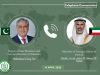 Dar, Kuwaiti FM discuss regional situation, reaffirm dialogue, strong bilateral ties
