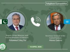 UN Chief appreciates Pakistan’s role in Islamabad Talks, reaffirms support for peace efforts