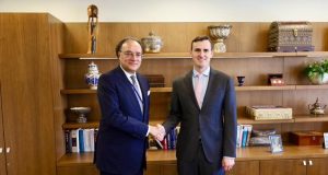 Aurangzeb discusses IMF programme continuity, external shocks with Katz on sidelines of Washington meetings