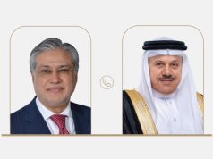 Bahrain, Pakistan FMs discuss regional security, bilateral cooperation