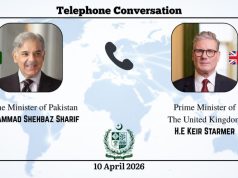 UK PM Keir Starmer lauds Pakistan’s diplomatic role in US–Iran ceasefire in call with PM Shehbaz Sharif