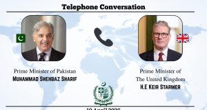 UK PM Keir Starmer lauds Pakistan’s diplomatic role in US–Iran ceasefire in call with PM Shehbaz Sharif