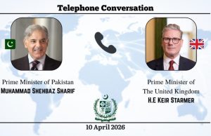 UK PM Keir Starmer lauds Pakistan’s diplomatic role in US–Iran ceasefire in call with PM Shehbaz Sharif