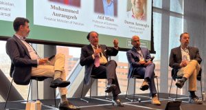 Aurangzeb outlines reform roadmap, calls for export-led growth at Harvard Pakistan Conference