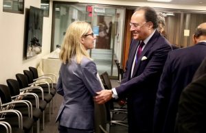 Aurangzeb, World Bank’s Anna Bjerde discuss reform agenda, social protection at Spring Meetings