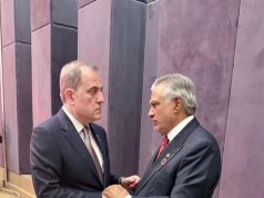 Dar meets Azerbaijani FM, discusses regional developments and bilateral ties