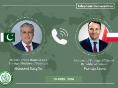 Dar, Polish FM review ties, discuss regional issues; Poland lauds Pakistan’s peace efforts