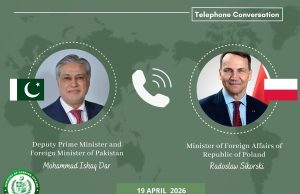 Dar, Polish FM review ties, discuss regional issues; Poland lauds Pakistan’s peace efforts