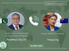 Dar, Australia’s Wong discuss regional dialogue, global economic concerns