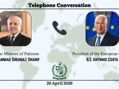 PM Shehbaz, EU Council President Costa discuss Middle East situation, stress dialogue for regional peace