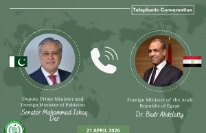 Pakistan, Egypt stress dialogue as Ishaq Dar, Abdelatty discuss regional situation