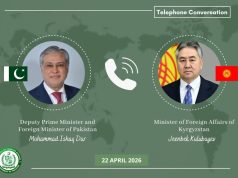 Pakistan, Kyrgyzstan reaffirm strong ties as Ishaq Dar, Kulubaev discuss regional situation