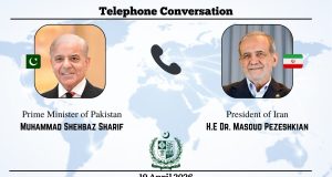 PM Shehbaz, Iranian President Pezeshkian discuss regional situation, reaffirm commitment to peace process