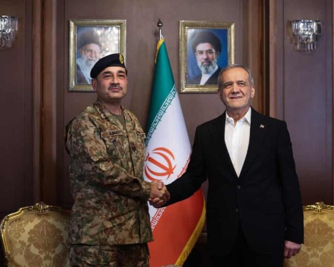 The Guardian says Field Marshal Asim Munir has emerged as a central peace mediator in US- Iran conflict