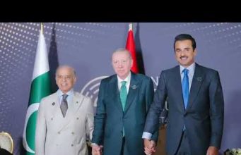 Pakistan, Türkiye, Qatar leaders hold trilateral talks on regional peace at Antalya Forum