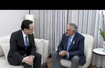 Dar meets South Korean vice minister, discusses regional developments at Antalya Forum