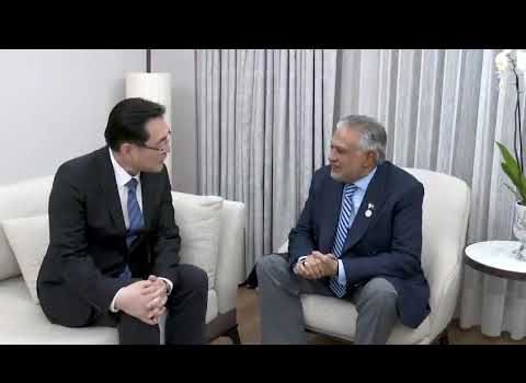 Dar meets South Korean vice minister, discusses regional developments at Antalya Forum