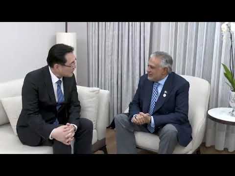 Dar meets South Korean vice minister, discusses regional developments at Antalya Forum