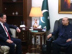 President Zardari, Uzbek Envoy discuss trade, connectivity, regional integration