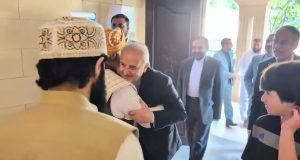 Iranian Envoy meets Fazlur Rehman, discusses regional tensions, calls for Muslim unity